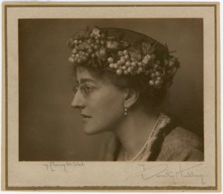 Item #385 PHOTO of ENGLISH POET and WRITER MARY WEBB by FEMALE PHOTOGRAPHER DOROTHY HICKLING c. 1910