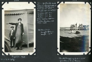 Item #388 1920s ANNOTATED PHOTO ALBUM FROM KANSAS TRAVEL TO CALIFORNIA