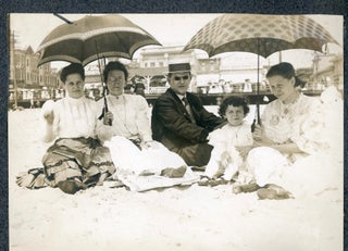 1901 ATLANTIC CITY NJ PHOTO ALBUM BEACH, BOARDWALK AND ROLLER COASTER