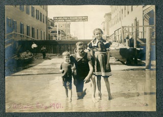 1901 ATLANTIC CITY NJ PHOTO ALBUM BEACH, BOARDWALK AND ROLLER COASTER