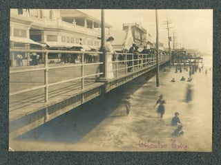 1901 ATLANTIC CITY NJ PHOTO ALBUM BEACH, BOARDWALK AND ROLLER COASTER