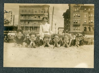 1901 ATLANTIC CITY NJ PHOTO ALBUM BEACH, BOARDWALK AND ROLLER COASTER