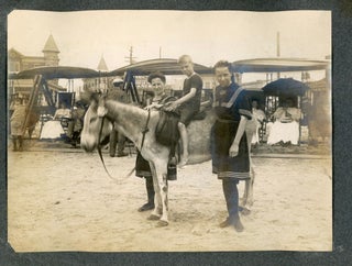 1901 ATLANTIC CITY NJ PHOTO ALBUM BEACH, BOARDWALK AND ROLLER COASTER