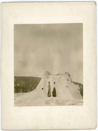 YELLOWSTONE c. 1890s MOUNTED PHOTOS