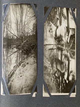 EARLY 1900s PHOTO ALBUM COLORADO UTAH STROEBEL AIRSHIP