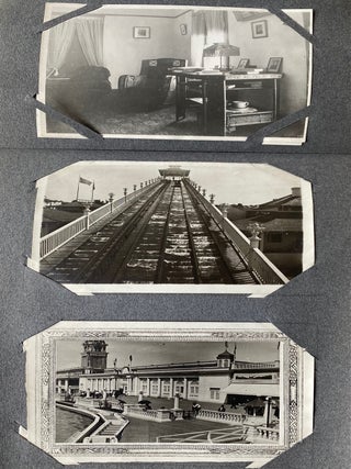 EARLY 1900s PHOTO ALBUM COLORADO UTAH STROEBEL AIRSHIP