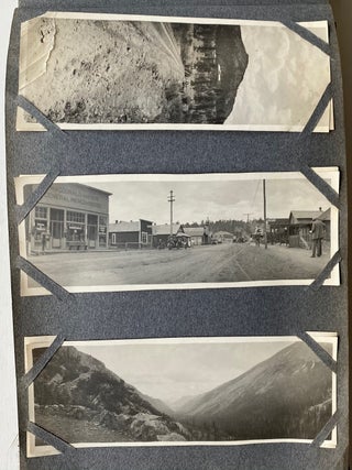 EARLY 1900s PHOTO ALBUM COLORADO UTAH STROEBEL AIRSHIP