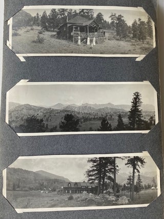 EARLY 1900s PHOTO ALBUM COLORADO UTAH STROEBEL AIRSHIP