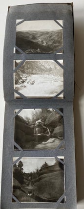 EARLY 1900s PHOTO ALBUM COLORADO UTAH STROEBEL AIRSHIP