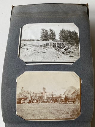 EARLY 1900s PHOTO ALBUM COLORADO UTAH STROEBEL AIRSHIP