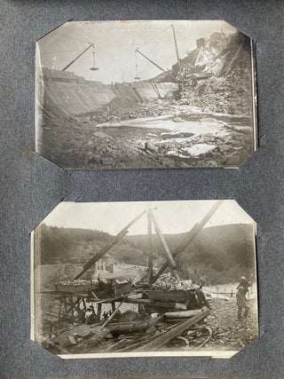 EARLY 1900s PHOTO ALBUM COLORADO UTAH STROEBEL AIRSHIP