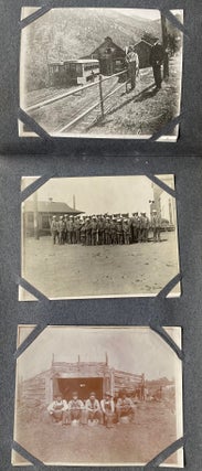EARLY 1900s PHOTO ALBUM COLORADO UTAH STROEBEL AIRSHIP