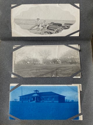 EARLY 1900s PHOTO ALBUM COLORADO UTAH STROEBEL AIRSHIP