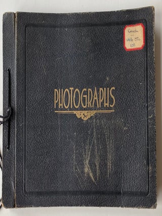 CANADA & WHITE MOUNTAINS 1937 PHOTO ALBUM