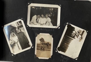 WOMEN MOCK WEDDINGS 1917 - 1930s PHOTO ALBUM MAINE AND NH