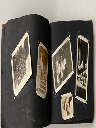 WOMEN MOCK WEDDINGS 1917 - 1930s PHOTO ALBUM MAINE AND NH