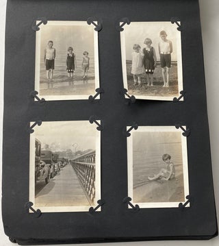 Item #438 1924-1929 PHOTO ALBUM WITH NEARLY 400 PHOTOS CZECH FAMILY HOME and TRAVELS NYC