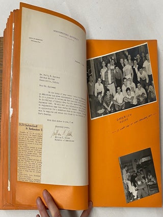 SCRAPBOOK OF an ACCOMPLISHED YOUNG MAN in HIGH SCHOOL and SOME FROM NORTHWESTERN UNIVERSITY 1940S