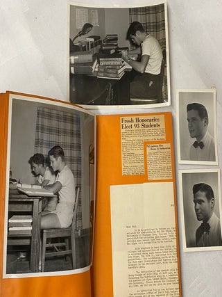 SCRAPBOOK OF an ACCOMPLISHED YOUNG MAN in HIGH SCHOOL and SOME FROM NORTHWESTERN UNIVERSITY 1940S