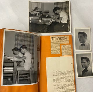 SCRAPBOOK OF an ACCOMPLISHED YOUNG MAN in HIGH SCHOOL and SOME FROM NORTHWESTERN UNIVERSITY 1940S