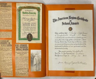 SCRAPBOOK OF an ACCOMPLISHED YOUNG MAN in HIGH SCHOOL and SOME FROM NORTHWESTERN UNIVERSITY 1940S
