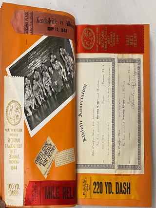 SCRAPBOOK OF an ACCOMPLISHED YOUNG MAN in HIGH SCHOOL and SOME FROM NORTHWESTERN UNIVERSITY 1940S