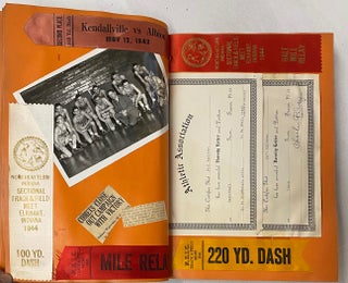 SCRAPBOOK OF an ACCOMPLISHED YOUNG MAN in HIGH SCHOOL and SOME FROM NORTHWESTERN UNIVERSITY 1940S