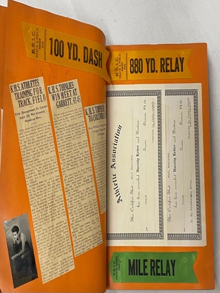 SCRAPBOOK OF an ACCOMPLISHED YOUNG MAN in HIGH SCHOOL and SOME FROM NORTHWESTERN UNIVERSITY 1940S