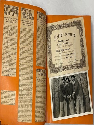 SCRAPBOOK OF an ACCOMPLISHED YOUNG MAN in HIGH SCHOOL and SOME FROM NORTHWESTERN UNIVERSITY 1940S