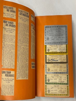 SCRAPBOOK OF an ACCOMPLISHED YOUNG MAN in HIGH SCHOOL and SOME FROM NORTHWESTERN UNIVERSITY 1940S