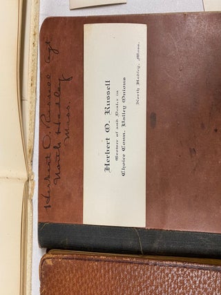 FAMILY ARCHIVE NORTH HADLEY, MA - DIARIES, LETTERS, SCRAPBOOKS, PHOTOS - 1879 - 1960s
