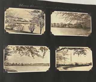 TRAVEL PHOTO ALBUM EARLY 1900s - 1920s YELLOWSTONE - WASHINGTON DC - MAINE - PAN AMERICAN EXPOSITION