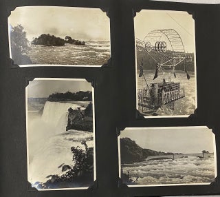 TRAVEL PHOTO ALBUM EARLY 1900s - 1920s YELLOWSTONE - WASHINGTON DC - MAINE - PAN AMERICAN EXPOSITION