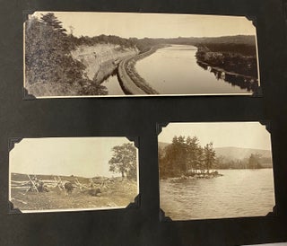 TRAVEL PHOTO ALBUM EARLY 1900s - 1920s YELLOWSTONE - WASHINGTON DC - MAINE - PAN AMERICAN EXPOSITION