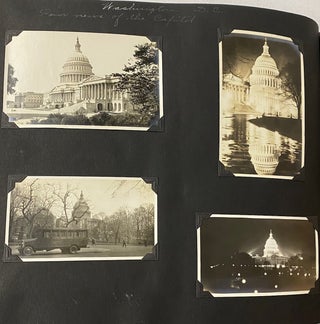 TRAVEL PHOTO ALBUM EARLY 1900s - 1920s YELLOWSTONE - WASHINGTON DC - MAINE - PAN AMERICAN EXPOSITION
