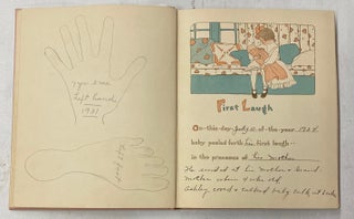 BABY BOOK DOCUMENTING THE EARLY LIFE OF A SON, ASHLEY SPAULDING BORN IN 1924