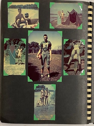 THE CORNHUSKER JOCK STURGES or BRUCE BELLAS if HE NEVER LEFT NEBRASKA - 1951 FISHING TRIP PHOTO ALBUM