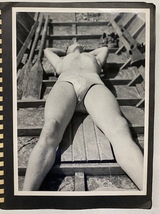 THE CORNHUSKER JOCK STURGES or BRUCE BELLAS if HE NEVER LEFT NEBRASKA - 1951 FISHING TRIP PHOTO ALBUM