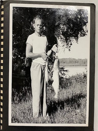 THE CORNHUSKER JOCK STURGES or BRUCE BELLAS if HE NEVER LEFT NEBRASKA - 1951 FISHING TRIP PHOTO ALBUM