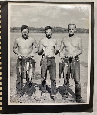 THE CORNHUSKER JOCK STURGES or BRUCE BELLAS if HE NEVER LEFT NEBRASKA - 1951 FISHING TRIP PHOTO ALBUM
