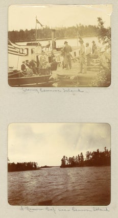 MICHIGAN and CANADA c. 1900 PHOTO ALBUM