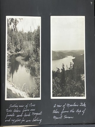 1940 PHOTO ALBUM WOMAN PHOTOGRAPHER/NANNY in MICHIGAN