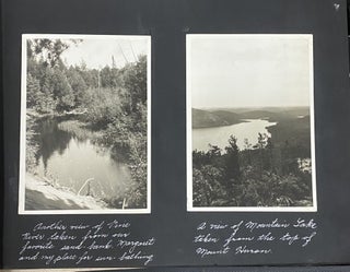 1940 PHOTO ALBUM WOMAN PHOTOGRAPHER/NANNY in MICHIGAN