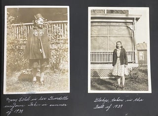 1940 PHOTO ALBUM WOMAN PHOTOGRAPHER/NANNY in MICHIGAN