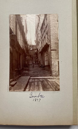 1890s PHOTO ALBUM QUEBEC and NEW ENGLAND