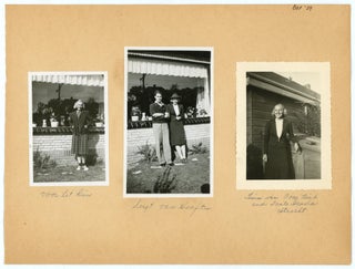 WWII HANDWRITTEN ACCOUNT OF DUTCH AMERICAN YOUNG WOMAN'S RETURN FROM HOLLAND TO MICHIGAN in 1941 - PHOTO ALBUM & More