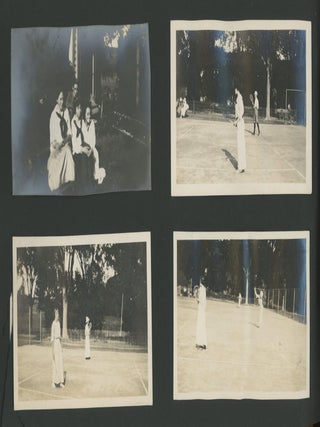 AFFECTIONATE WOMEN, OUTDOORS, SPORTS, AND COSTUMES 1910's PHOTO ALBUM