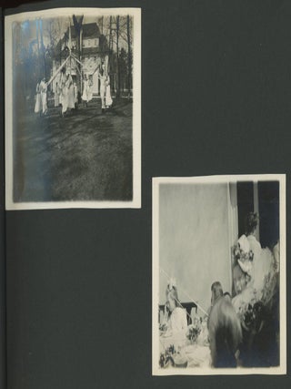 AFFECTIONATE WOMEN, OUTDOORS, SPORTS, AND COSTUMES 1910's PHOTO ALBUM