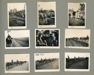 Item #492 WWII PHOTO ALBUM GERMAN TROOPS ON EASTERN FRONT 1942