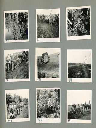 WWII PHOTO ALBUM GERMAN TROOPS ON EASTERN FRONT 1942